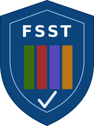 The Full Spectrum Safety Training shield, carrying the four training strands